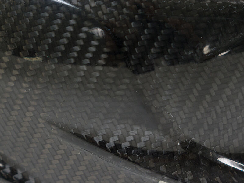 Carbon fiber helmet detail Carbon fiber helmet detail