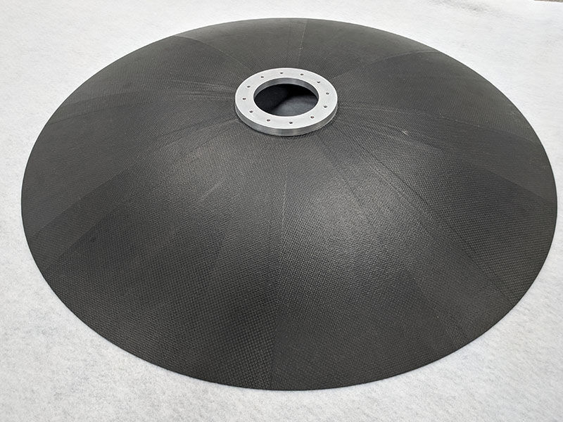 Carbon fiber reflector dish