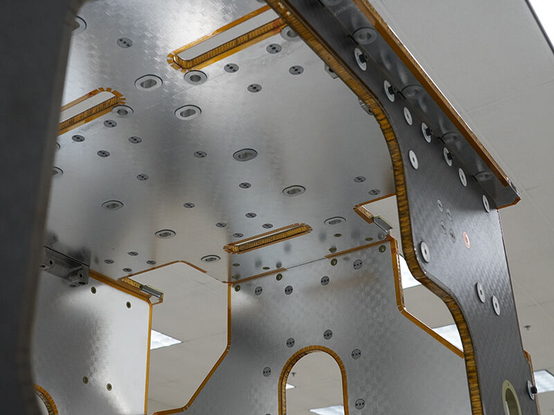 Spacecraft BUS assembly with EMI shielding Spacecraft BUS  assembly EMI shielding