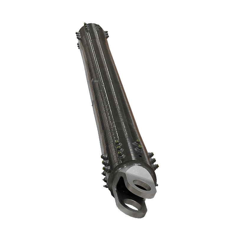 Blue Origin Launch Vehicle Strut comprised of a carbon fiber tube with titanium end fittings