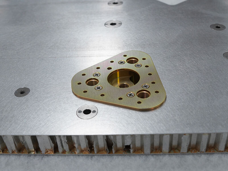 Spacecraft BUS panel, aluminum skinned, insert Spacecraft BUS panel aluminum skinned insert