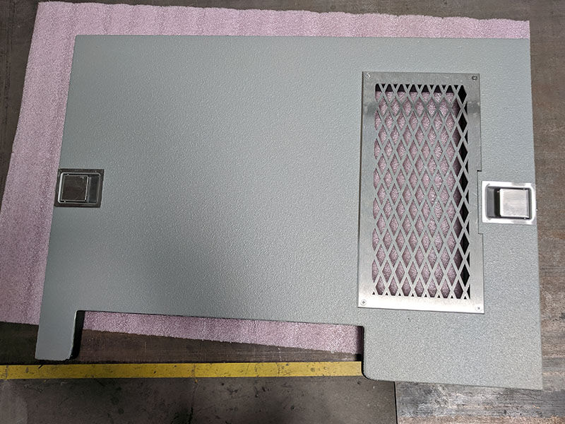 Aerospace floor panel structure
