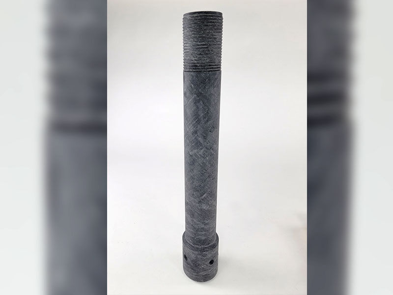 Frac plug mandrel Frac plug mandrel on neutral background