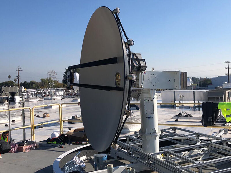 Reflector, communications, in field