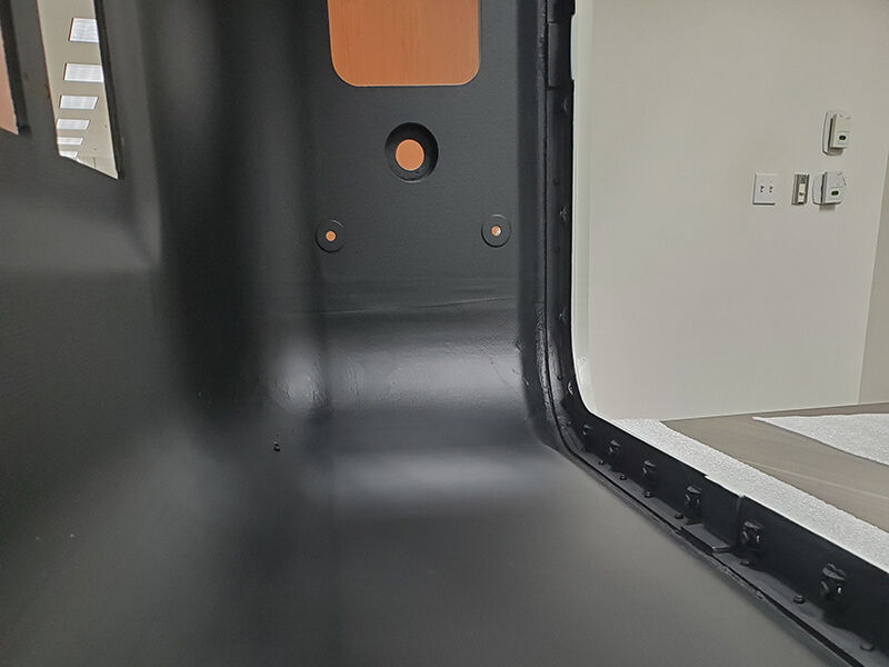 Optical bench shroud interior Optical bench shroud interior