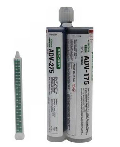 Adhesive- Cartridge - Medium Adhesive (Black) - Pro-Set - 1 Ea / 450 ml