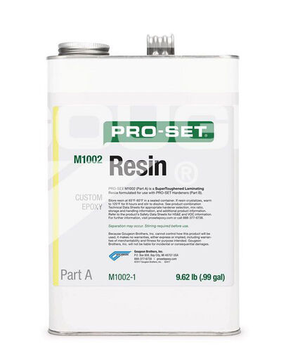 Pro-Set M1002 Toughened Laminating Epoxy - 0.99 gallon - *Ships via Partner