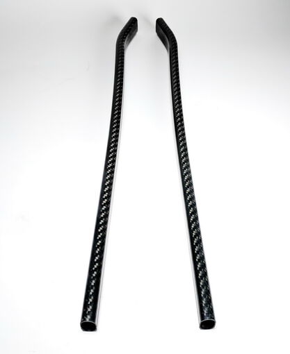 Carbon Fiber Tube - Bicycle - Tapered Oval - Seat Stay - (Sold as singles)