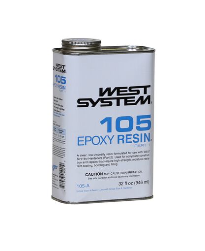 West System - Base Epoxy Resin - 1 Quart / 32 fl oz (Size A)