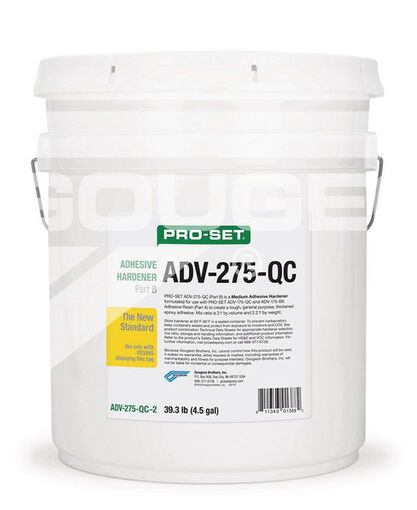 Pro-Set Medium Adhesive Hardener (Tinted Blue) - 4.5 gallon - *Ships via Partner