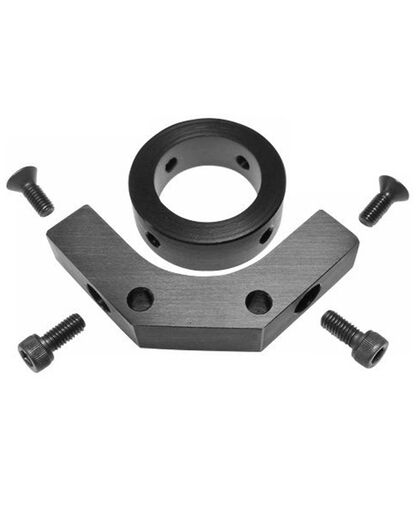 CARBONNect - Side Wall Bracket Kit - Aluminum - For 1.5-inch ID Round Tubing with .06-inch Wall