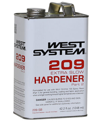 West System - Extra Slow Hardener - 0.33 gallon / 42.2 fl oz (Size B)