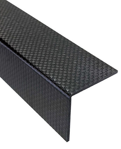 Angle - Plain Weave - 90 Degree Sharp - 1.50" Legs x 0.08" (2mm) Thick