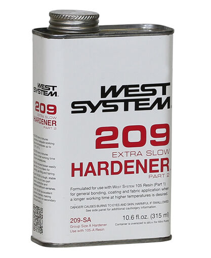 West System - Extra Slow Hardener - 0.66 pint / 10.6 fl oz (Size A)