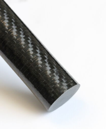 Rod - Pultruded - Twill Overwrap - 1.00" x 12 Inch