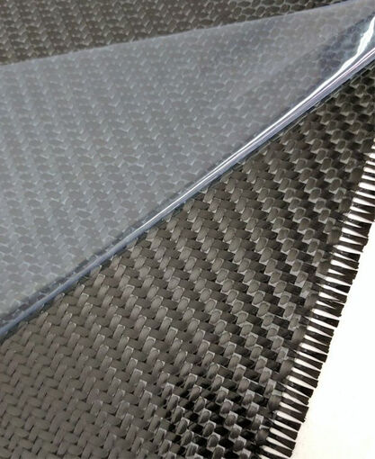 Prepreg - Carbon Fiber + 250F Epoxy - 39.4" Wide x 0.011" Thick - Standard Modulus - 3k 2x2 Twill Weave - (366 gsm OAW)