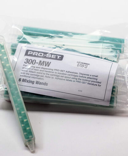 Pro-Set Mixing Wand – For Use with all Pro-Set 450mL Dual Cartridge Adhesive  – 2:1 Ratio - Sold in packs of 6