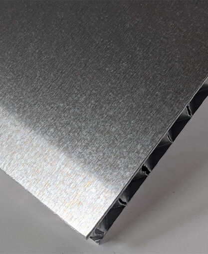 Sandwich Panel – Mill Finish - Aluminum 3.6lb Honeycomb Core (3/8" cell) - Aluminum Skins (0.040") - 48" X 96" x 0.250" (1219 x 2438 x 6.4mm)