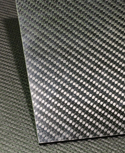 Plate - Twill - Gloss/Matte - 12 x 24 x 0.06" / 1.5mm thick - BLEMISHED