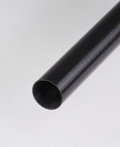 Tube - Round - INFINITubeTW - Ultra High Modulus - 1k Plain Weave - Size 01 - 0.875 x 0.931 X 72.0 Inch