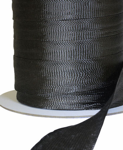Dry Braided Tape - Carbon Fiber - Biaxial +/-25° - 454gsm - 2.00" x 36"