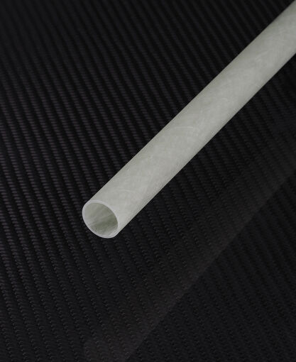 Tube - Filament Wound - Fiberglass - Sanded - 0.500 x 0.670 x 12 Inch - - Available up to 96 Inches