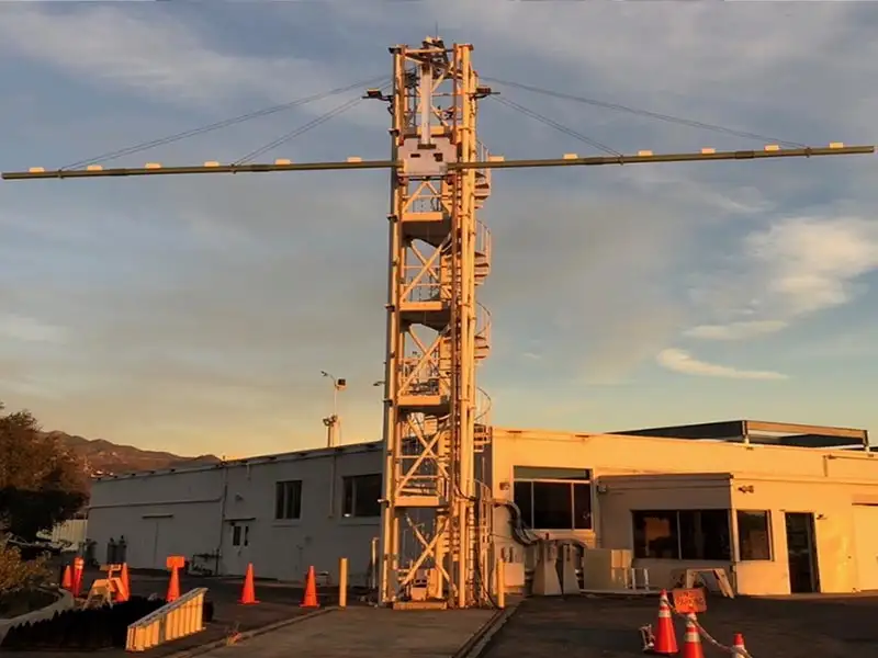 Large Fiberglass Modular Antenna Support Test Structure