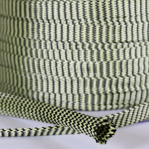 Tile Carbon+Aramid Braided Sleeve