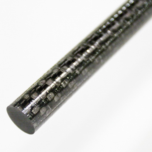 Tile Twill Overwrap Carbon Fiber Rods